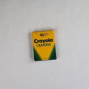 Vintage 1993 Crayola Crayons 16 Count Binney & Smith Made in USA Collectible Box